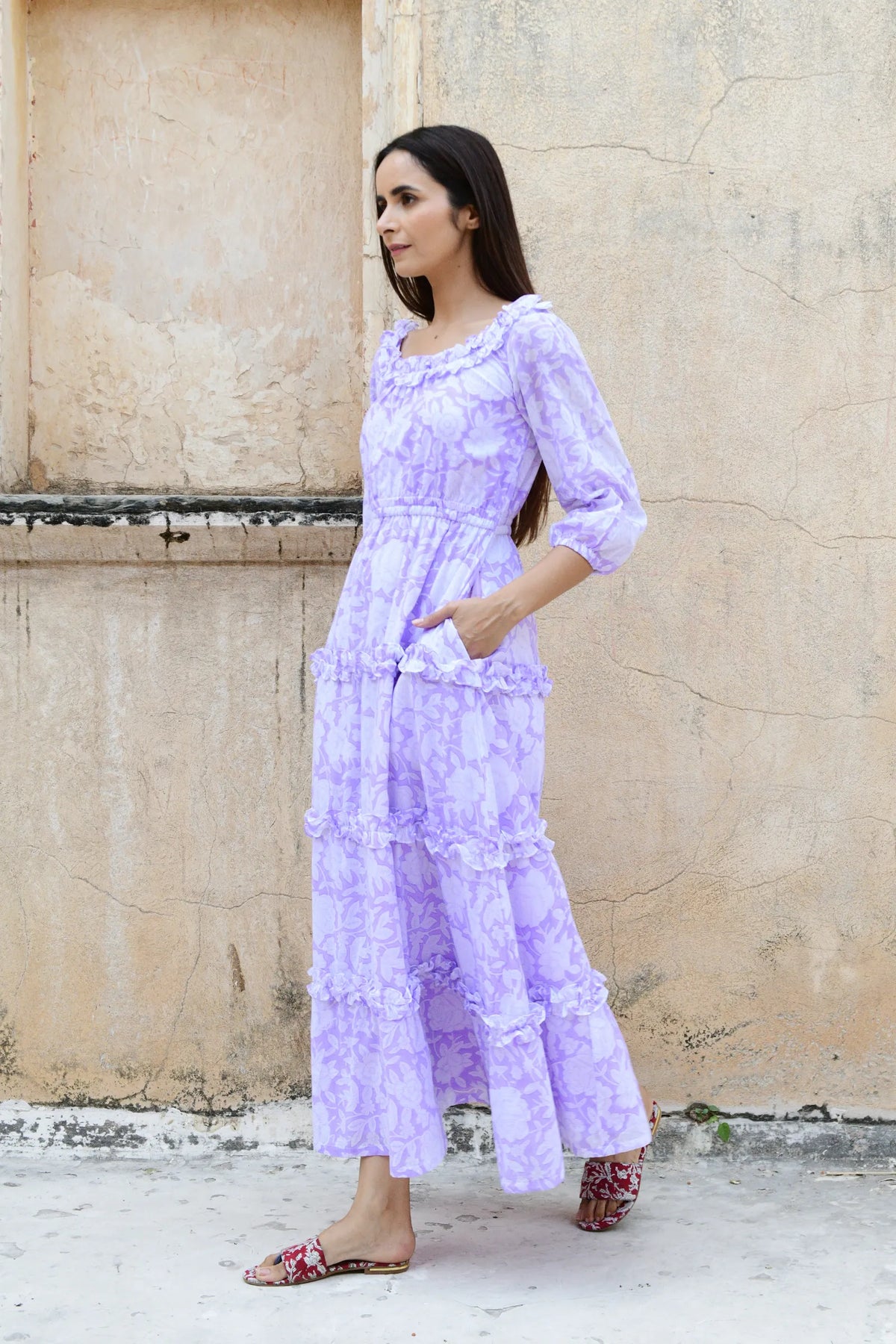 Alora Dress in Rose Dusk