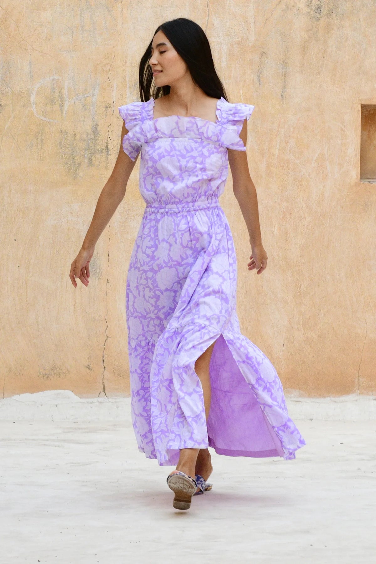 Ines Dress in Rose Dusk