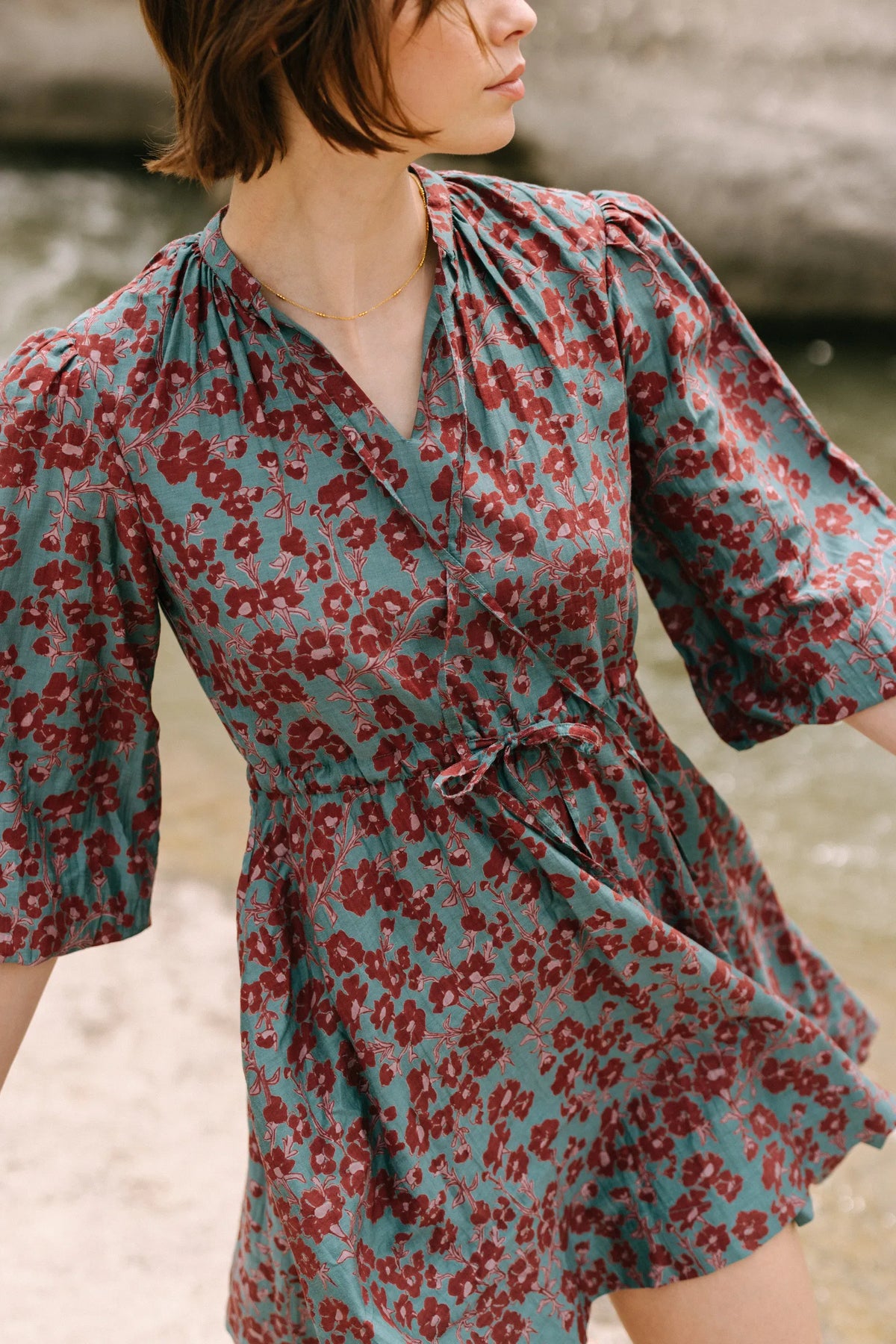 Mistral Dress in Spring Harbour