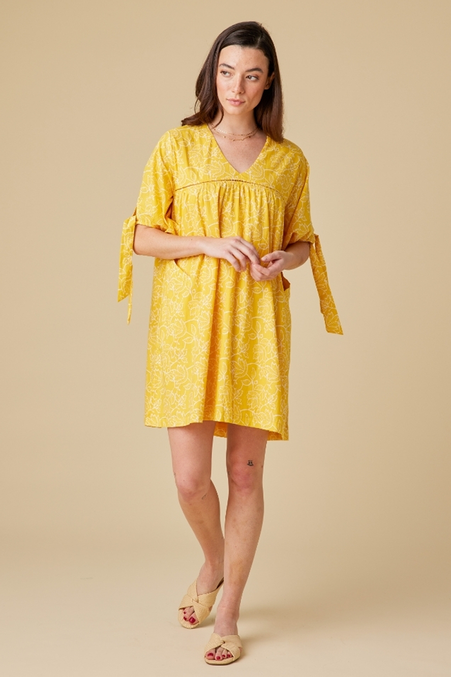 Cassia Dress in Garden Wall