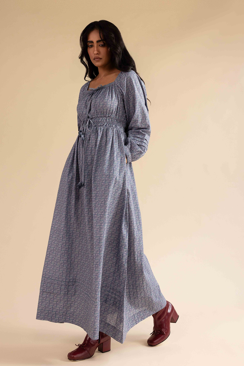 Elowen Dress in Misty Sky