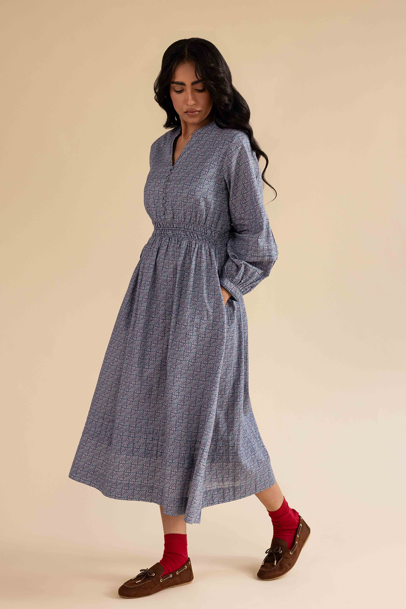 Olivia Dress in Misty Sky