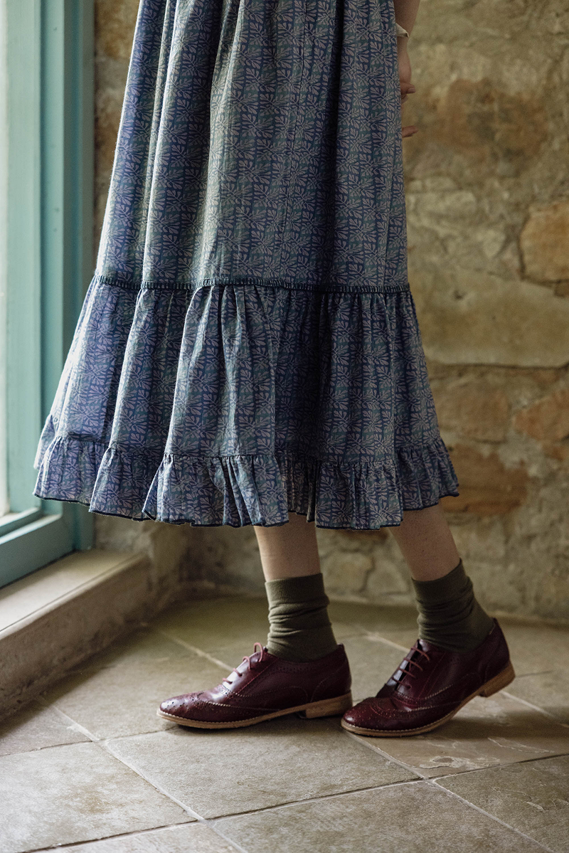 Georgina Skirt in Misty Sky