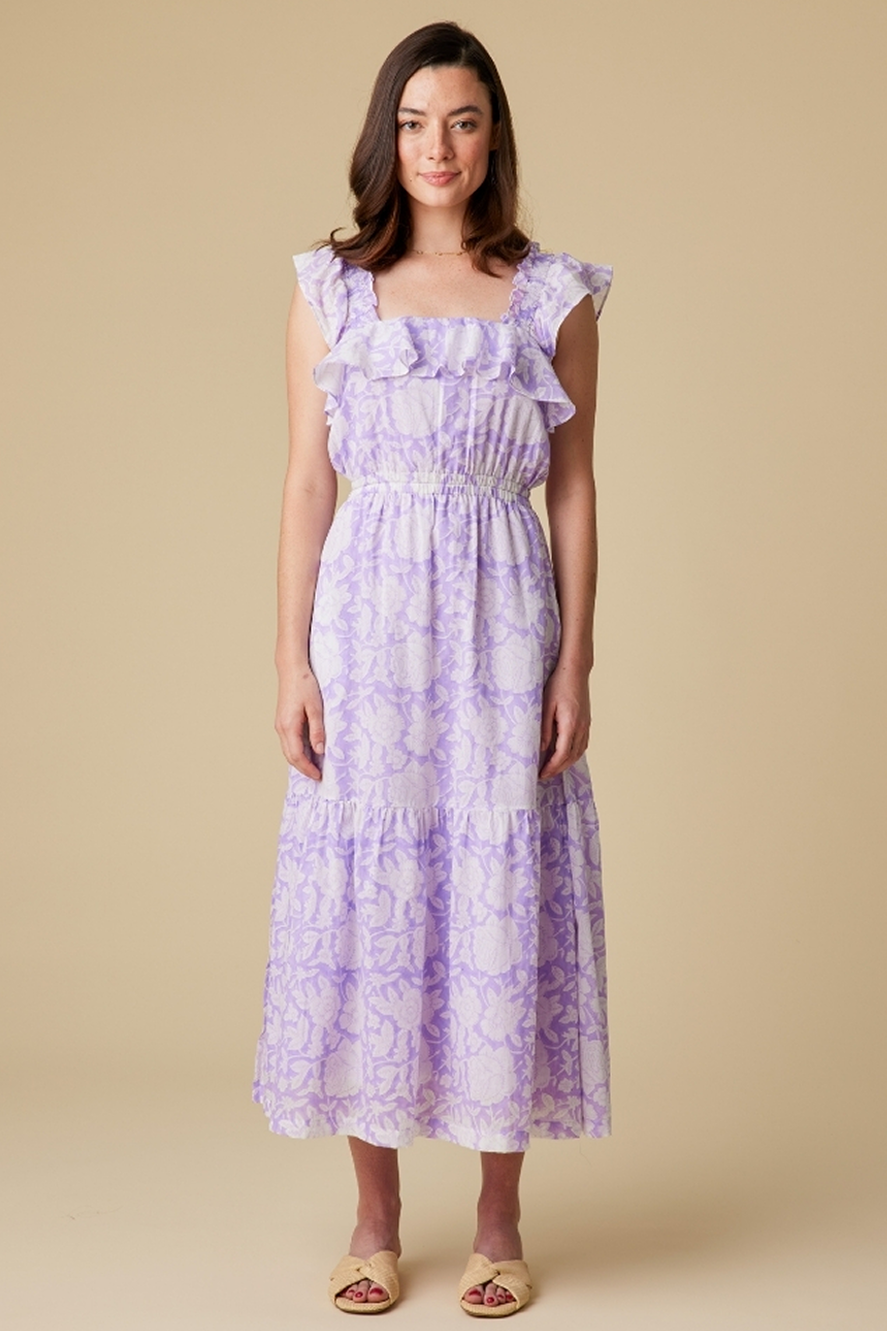 Ines Dress in Rose Dusk