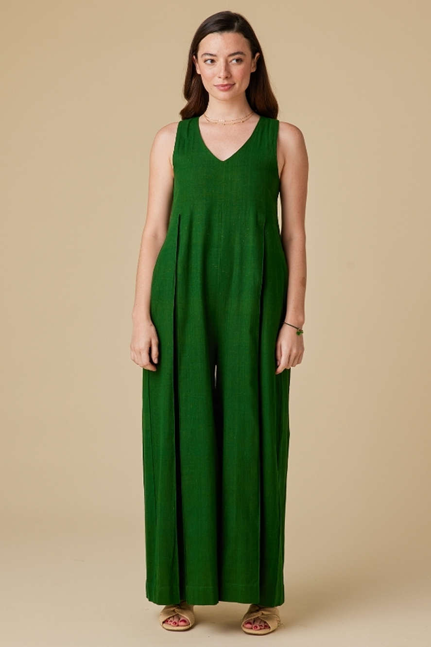 Noemie Jumpsuit in Harvest Linen