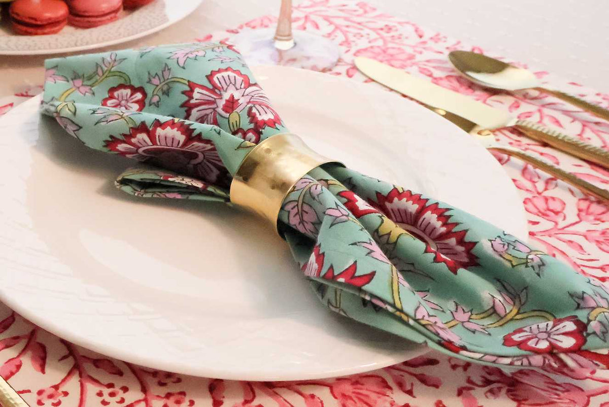 Garden Rouge Dinner Napkins (Set of 4)